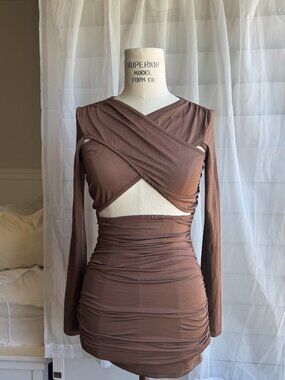 ZAFUL Women's Brown Going-out-dresses